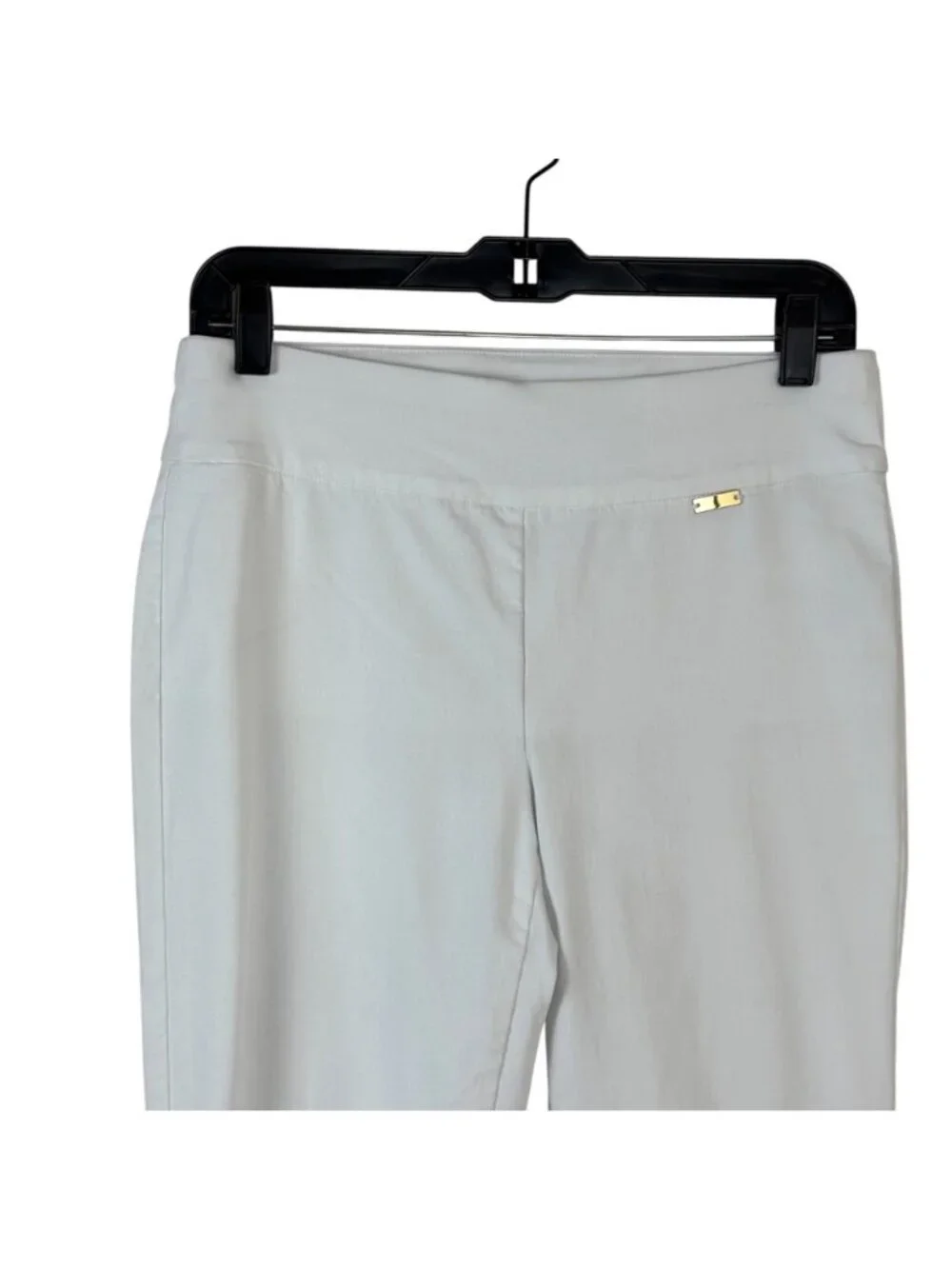 INC Pull-On White Pants Lightweight Women's Size 6 Summer Casual Stretchy Career